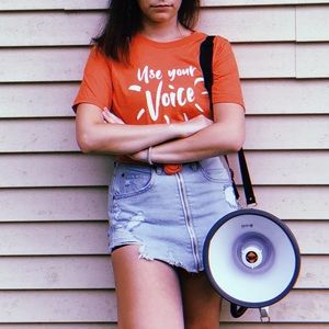 Carmar zip up denim miniskirt SIZE 25